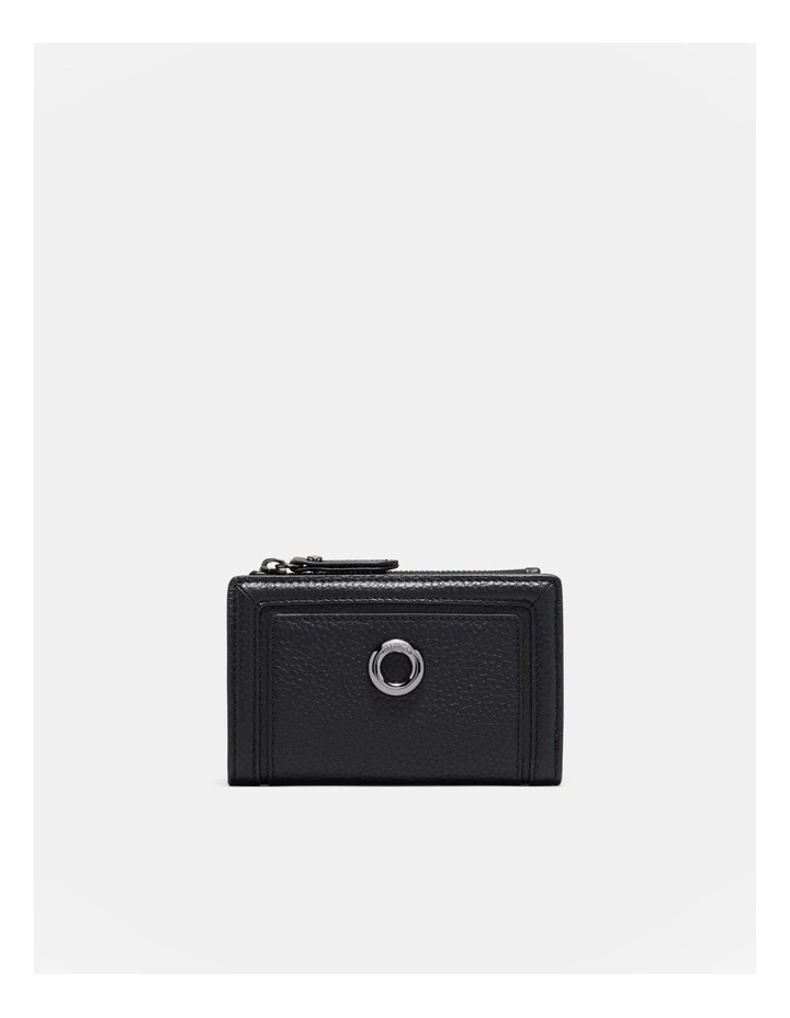 Orbit Medium Fold Wallet in Black Gunmetal