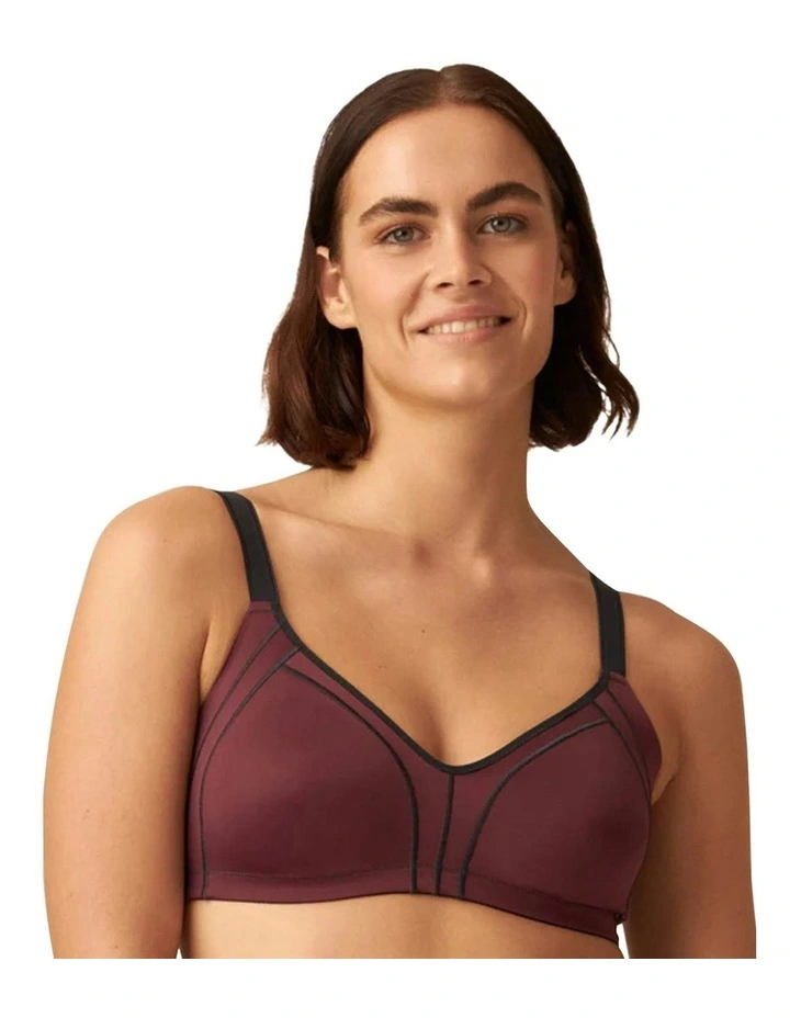 Side Smoothing Wirefree Minimiser Bra in Multi