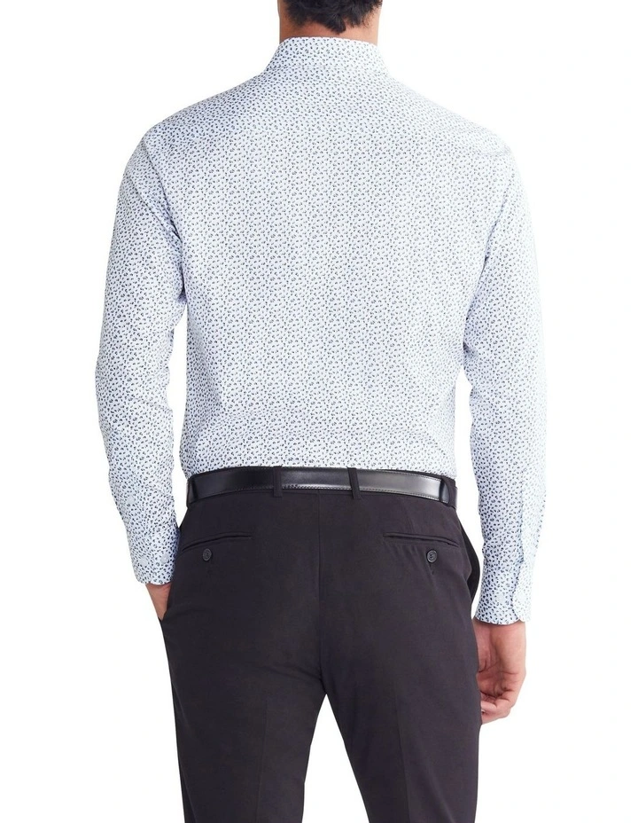 Slim Long Sleeve Shirt in Blue