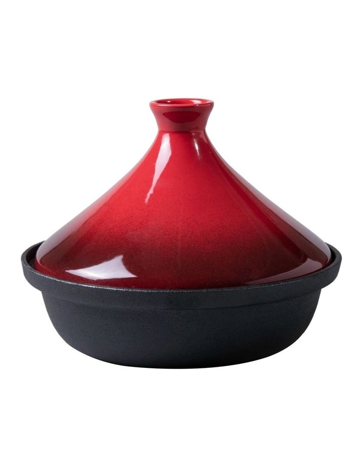 Cast Iron Tagine 25cm in Red