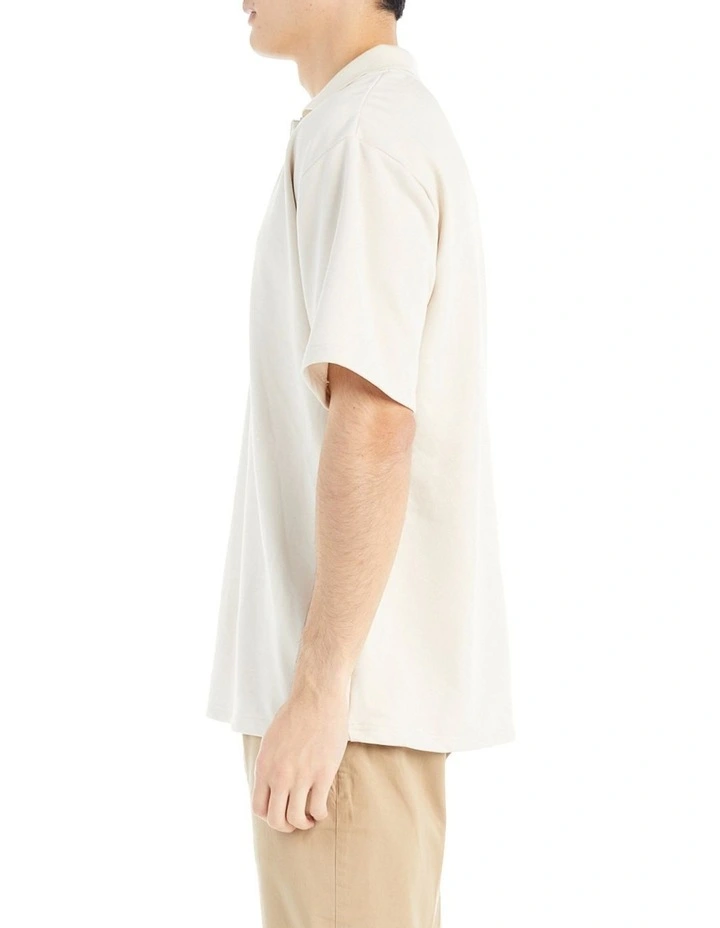 Haven Polo Shirt in Bone