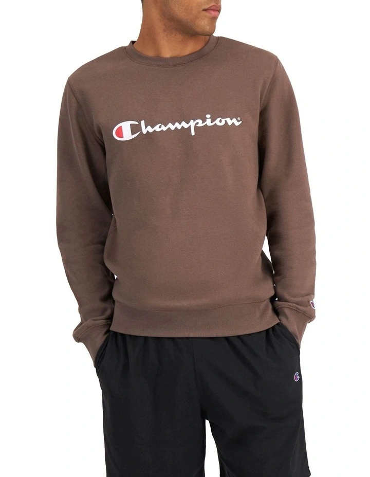 Script Crew Sweat in Pepperberry