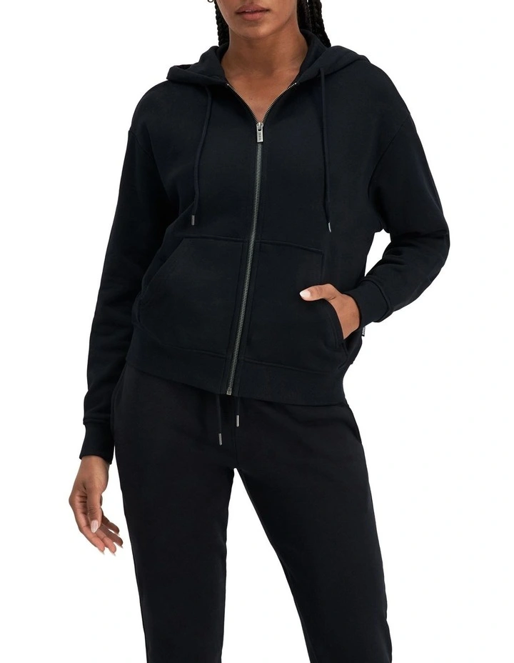 Originals Zip Hoodie in Nu Black