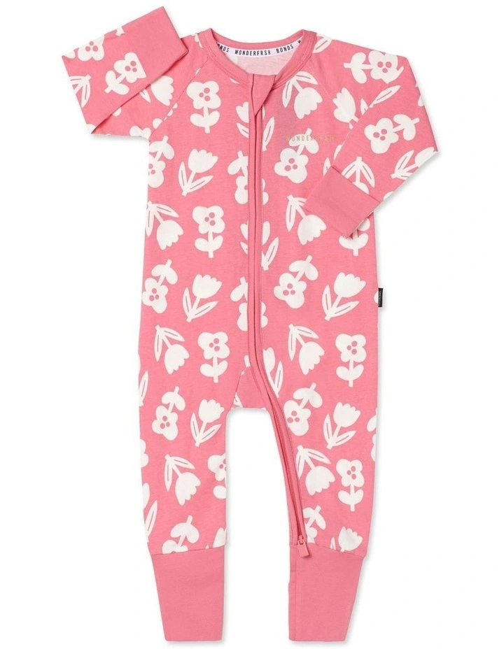 Baby Wonderfresh Print Zippy in Teeny Tiny Tulip