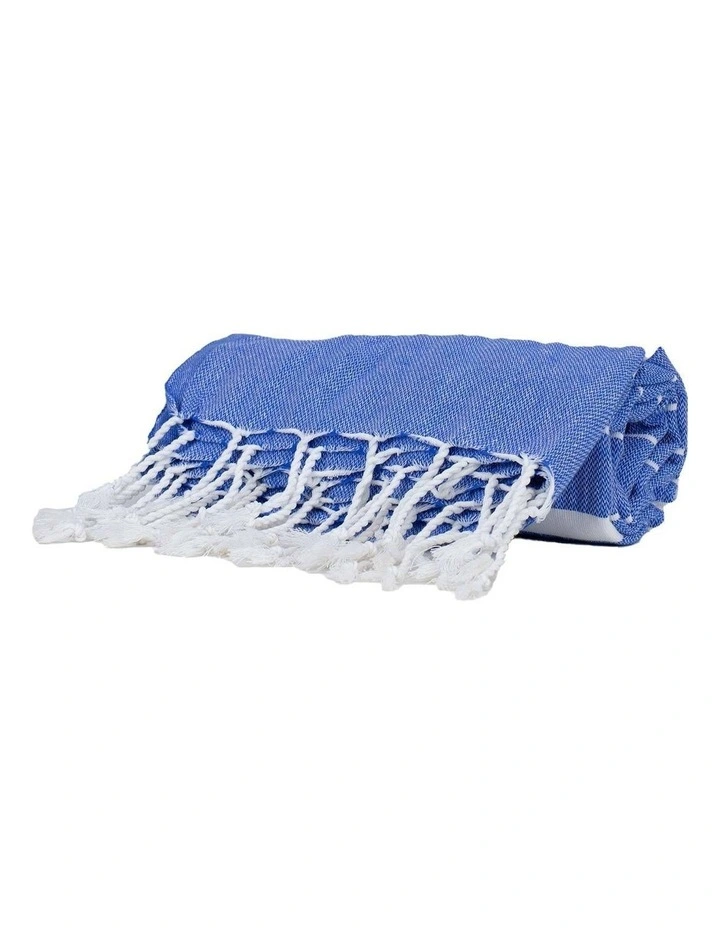 Thin Turkish Towel in Blue