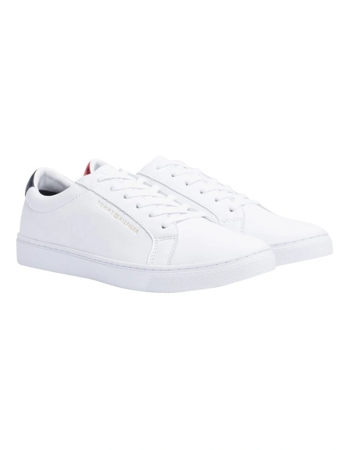 Essential Leather Sneaker in White