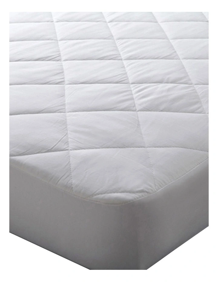 Cotton Mattress Protector in White