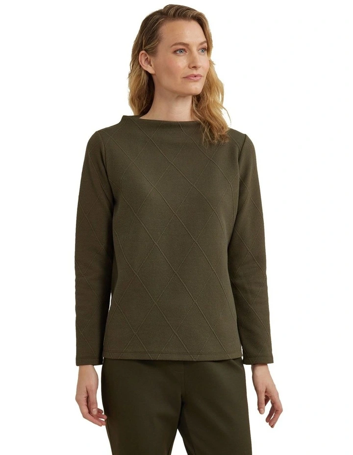 Diamond Tee in Green
