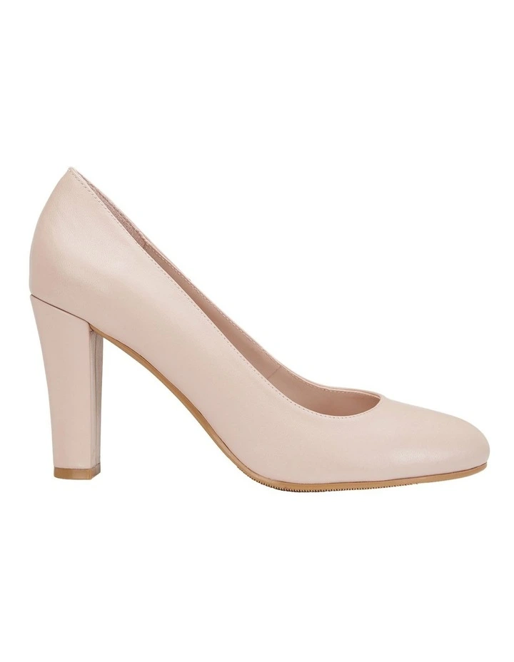 Alibi Heeled Shoes in Blush Leather