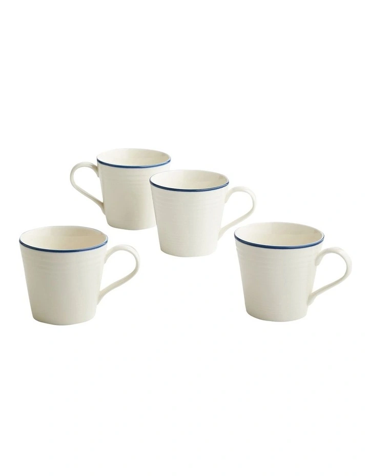 Gordon Ramsay Maze 420ml Mug Set of 4 in White