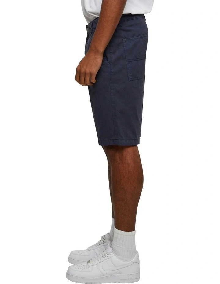 Organic Skater Chino Shorts in Navy