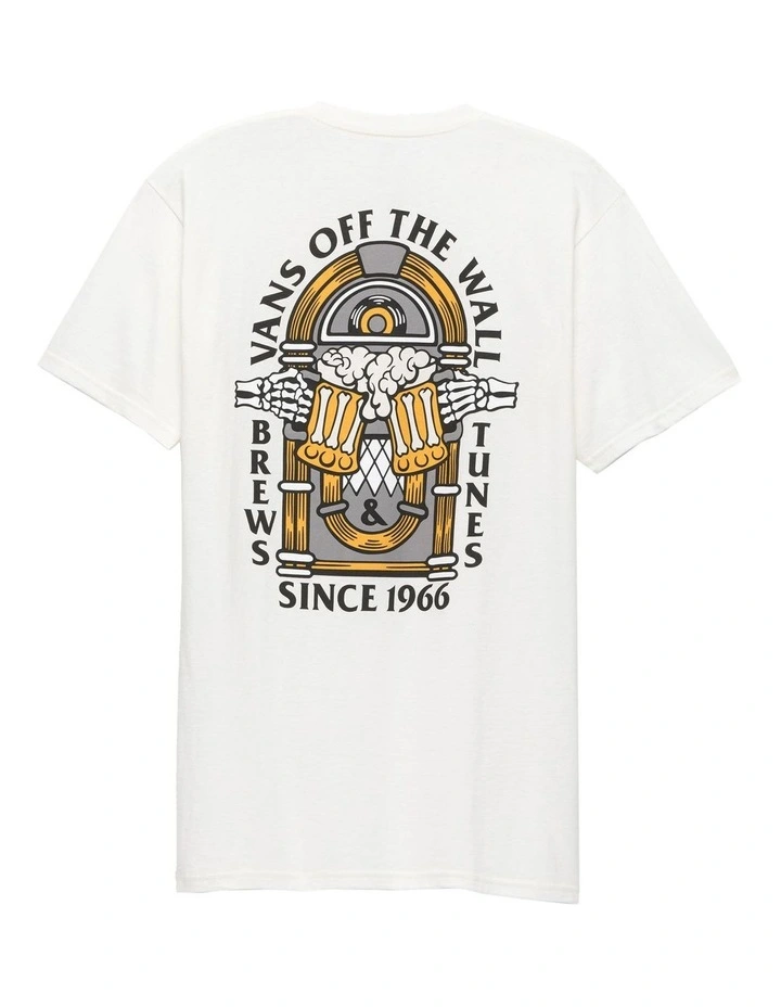Brew Bros Tunes Tee in Marshmallow