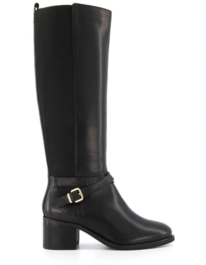Tidlings Knee high Boot in Black