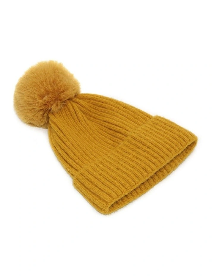 Lula Beanie in Golden Yellow