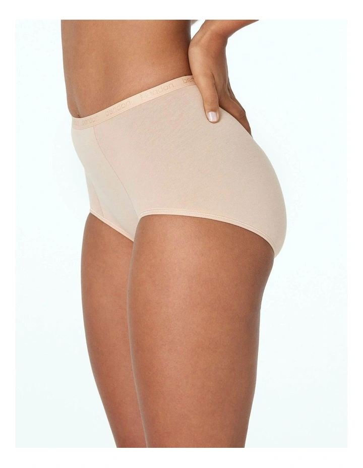 Body Cotton Full Brief in Natural