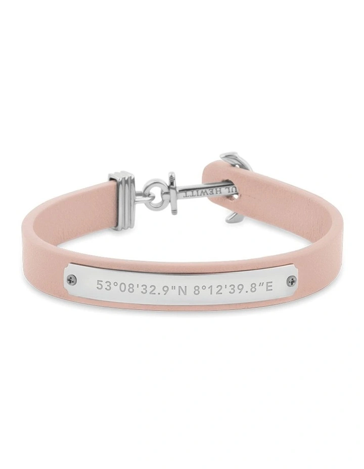 Signum Nude/Pink Leather Bracelet PH FSC S N M