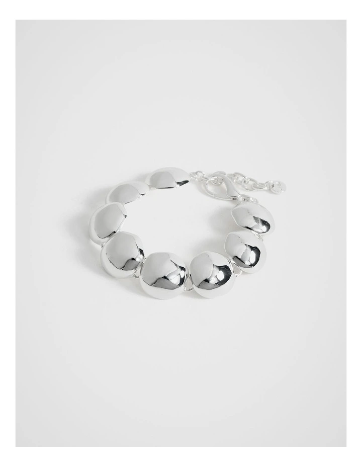 Pebble Bracelet in Silver