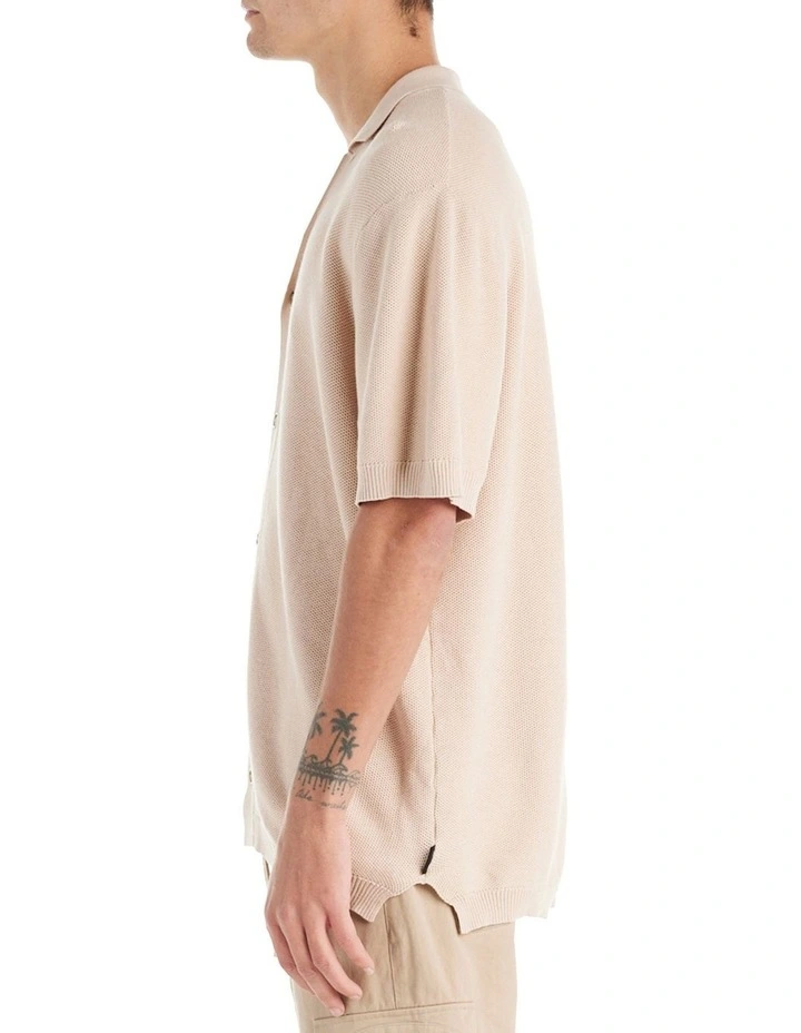 Morrison Knit Shirt in Beige