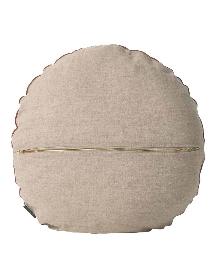 Luxury Velvet 55cm Round Cushion in Clove