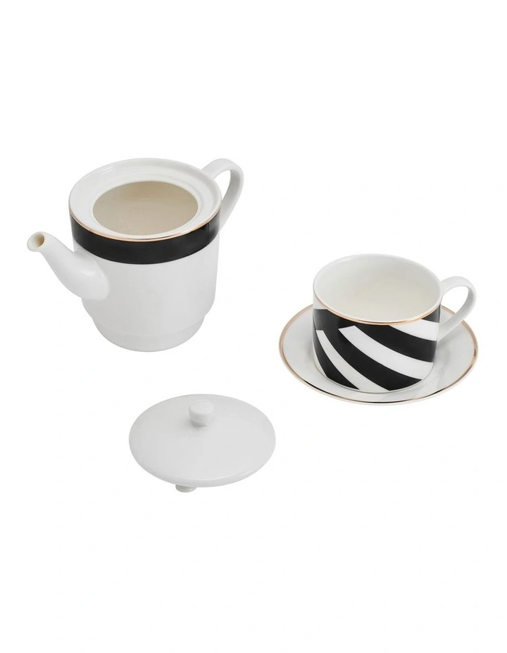 Luxe Deco Tea for One Set in Multi