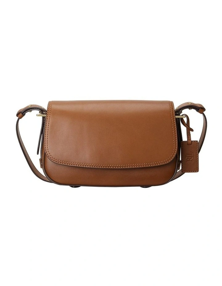 Maddy Small Leather Shoulder Bag in Brown