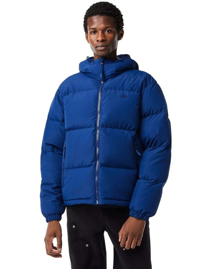 Hooded Lightweight Puffer Jacket in Mthylen