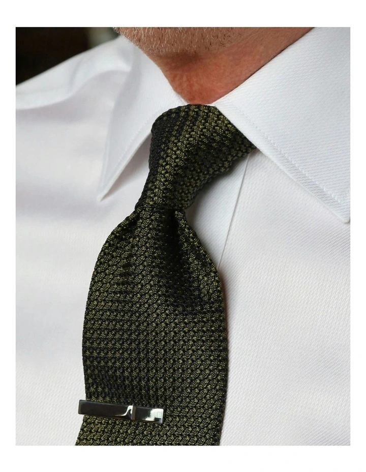 Grenadine Weave Tie in Khaki