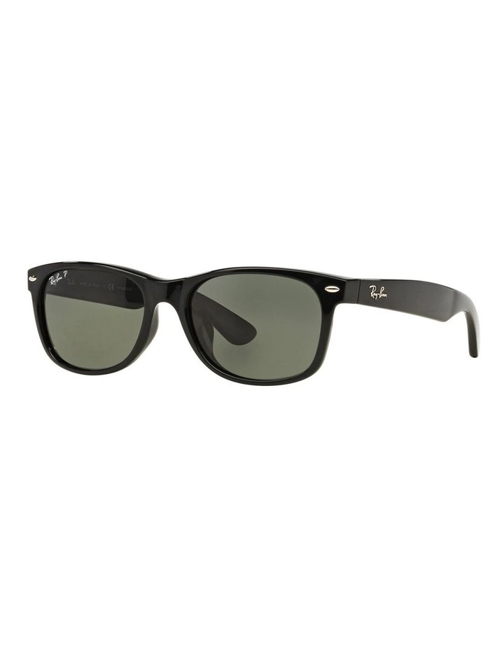 New Wayfarer Black RB2132F Polarised Sunglasses