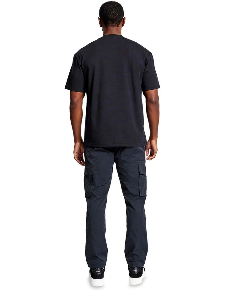 Empire Woven Cargo Pants in Black