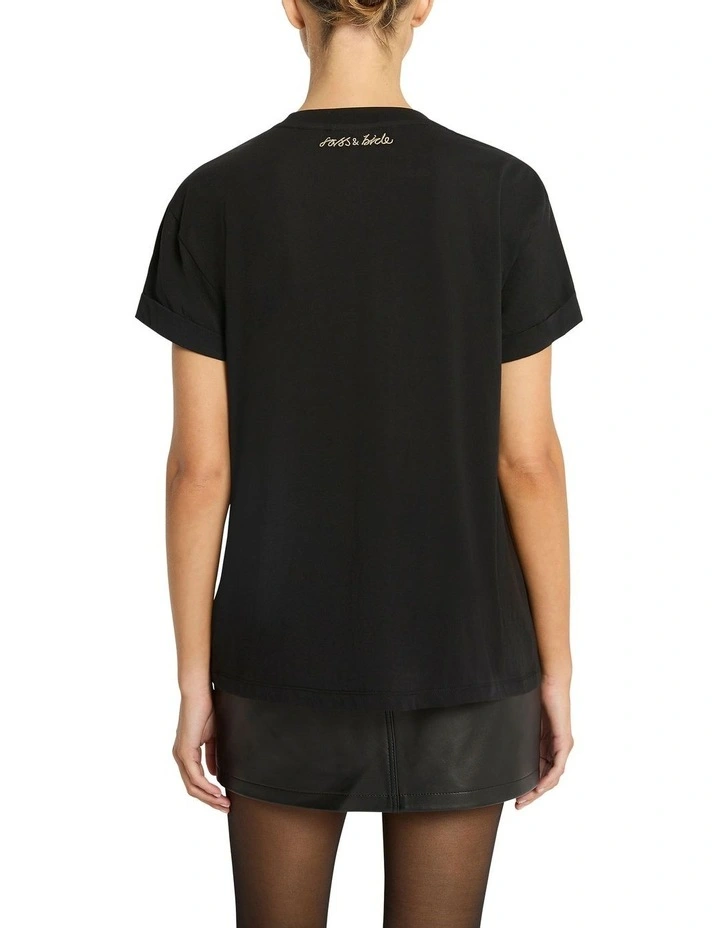 Eye See You Tee in Black