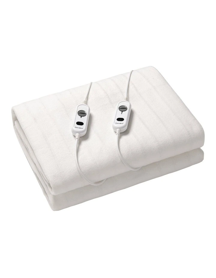 Washable Electric Blanket in White