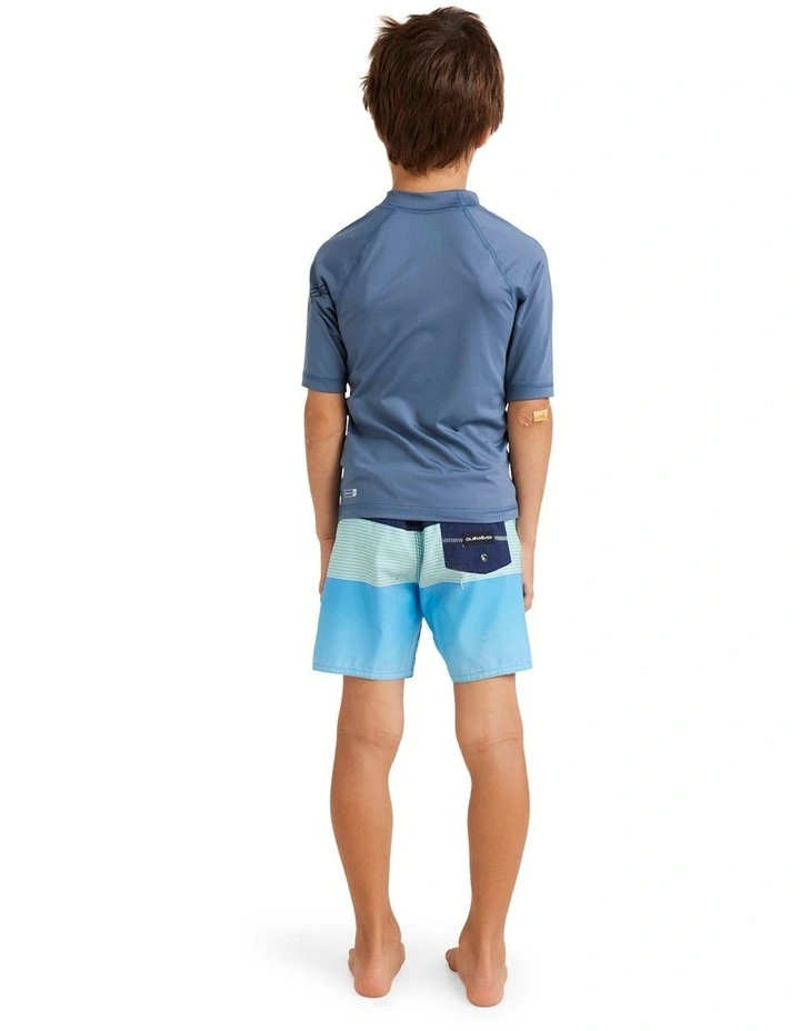 All Time Short Sleeve Rash Vest in Bering Sea