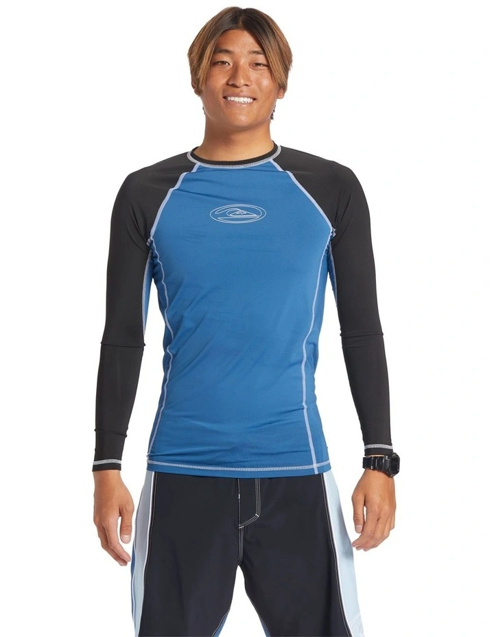 Saturn Protection Long Sleeve UPF 50 Rash Vest in Dark Blue