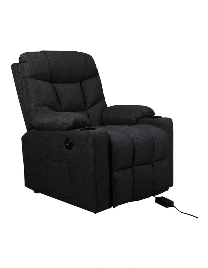 Electric Recliner Chair in Black