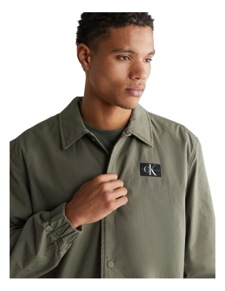 Cotton Ripstop Skater Jacket in Dusty Olive