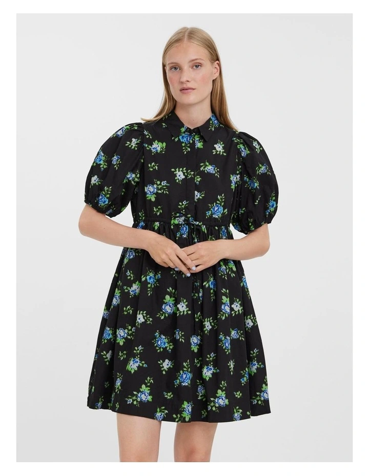 Bella Sanna Mini Dress in Black