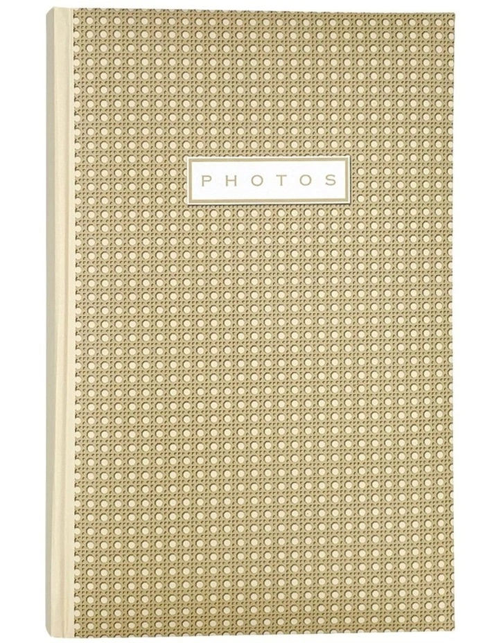Boho 300 Capacity Photo Album 4x6 in Rattan
