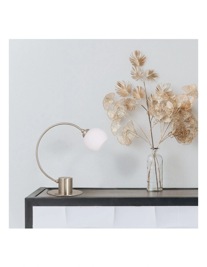 Penelope Touch Table Lamp in Antique Brass
