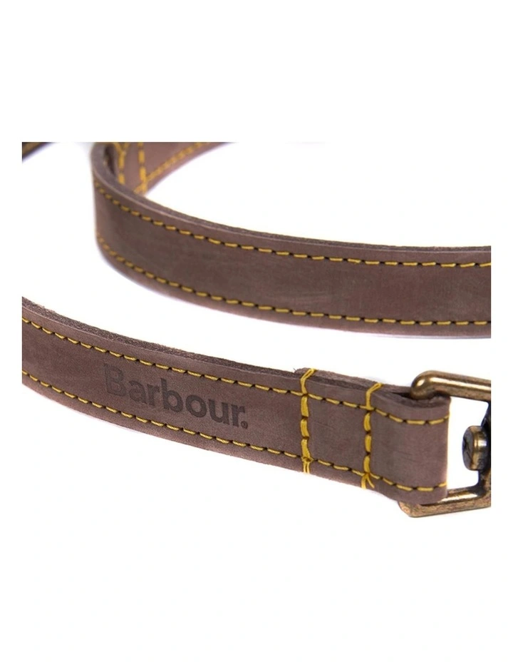 Henry Sartorial x Barbour Leather Dog Lead 1m Brown