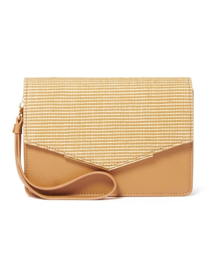 Waverly Weave Phone Purse in Brown