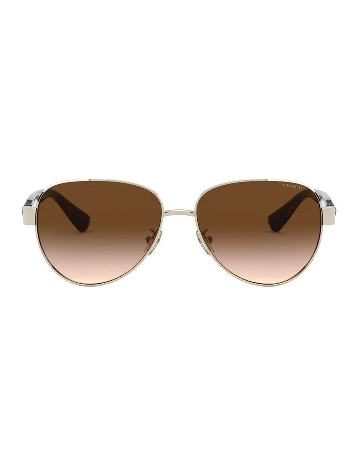 L1128 Sunglasses in Gold