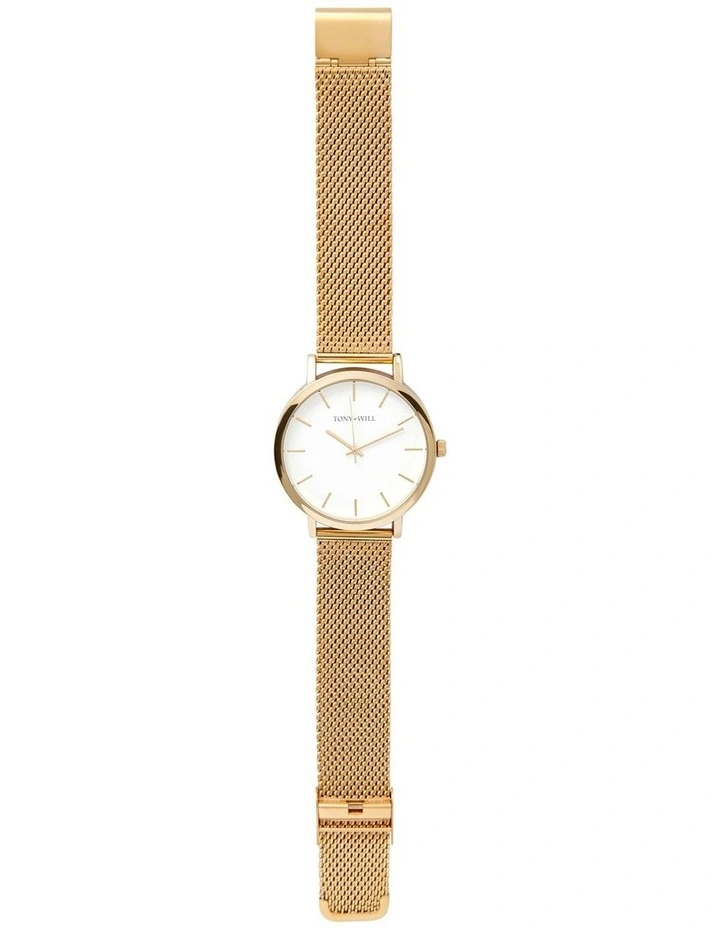 Classic Mesh Watch in Gold