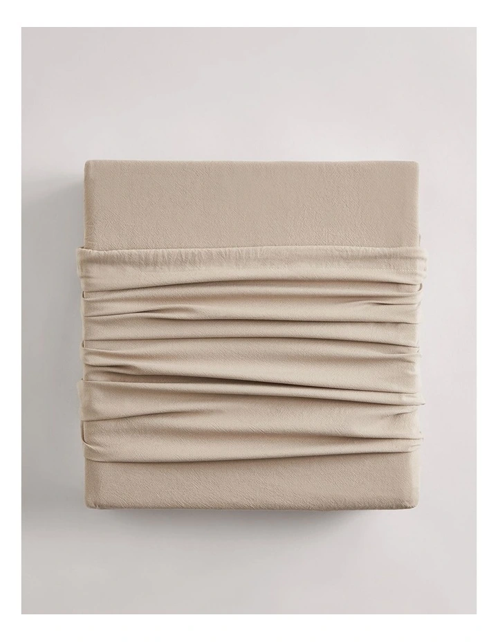 Brae Australian Cotton Queen Quilt Cover in Natural