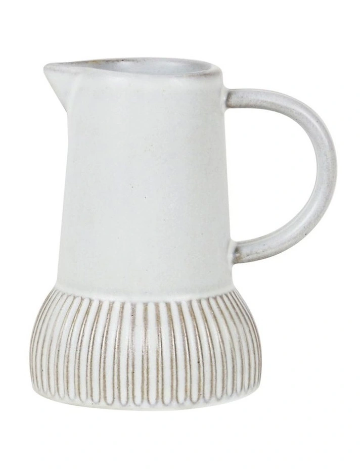 Dessert Story Creamer Jug in White Opaque