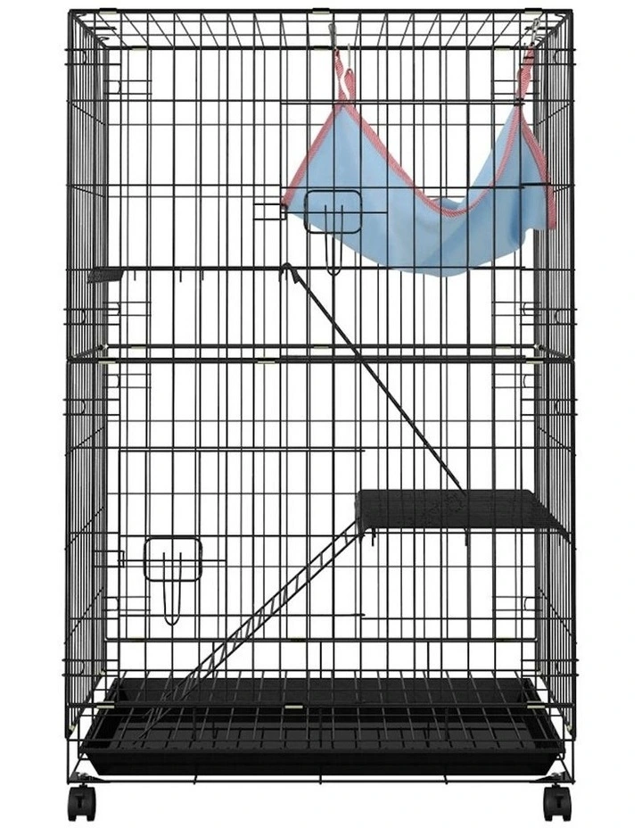 Indoor Hutch Cage 100cm in Black
