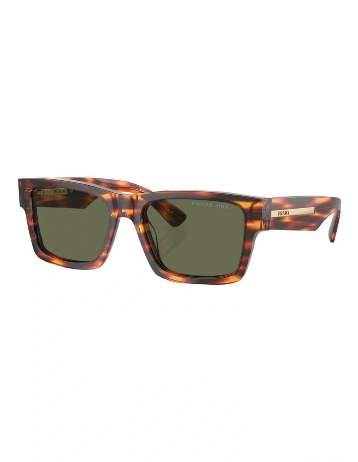 PR 25ZS Polarised Sunglasses in Red