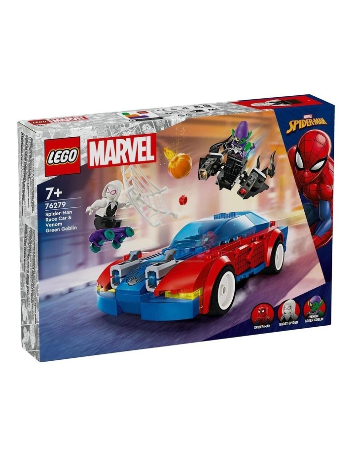 Marvel Spider Man Race Car and Venom Goblin 76279
