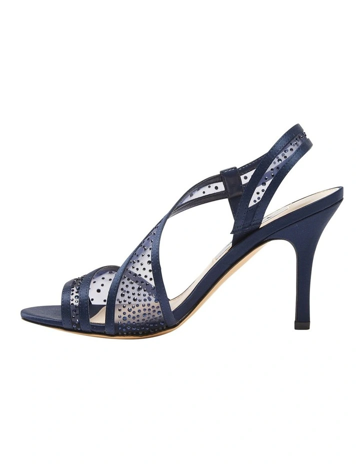 Valeda Sandals In New Navy Reflective