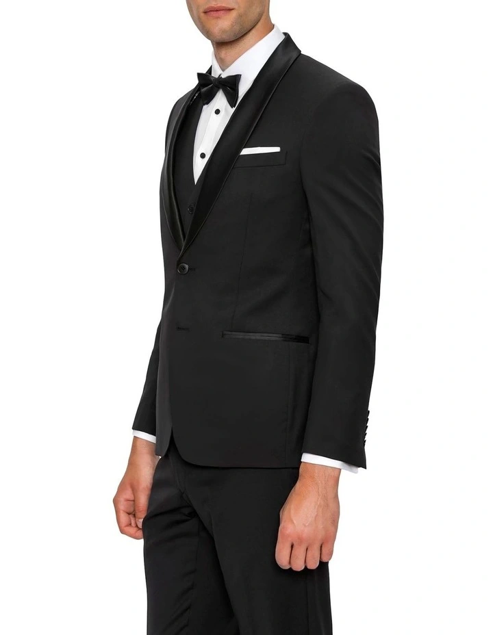 Slim Fit Black Spectre Dinner Jacket F34087