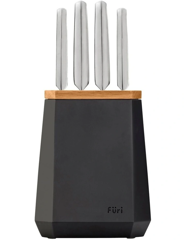 Stone Knife Block 5 Piece in Midnight
